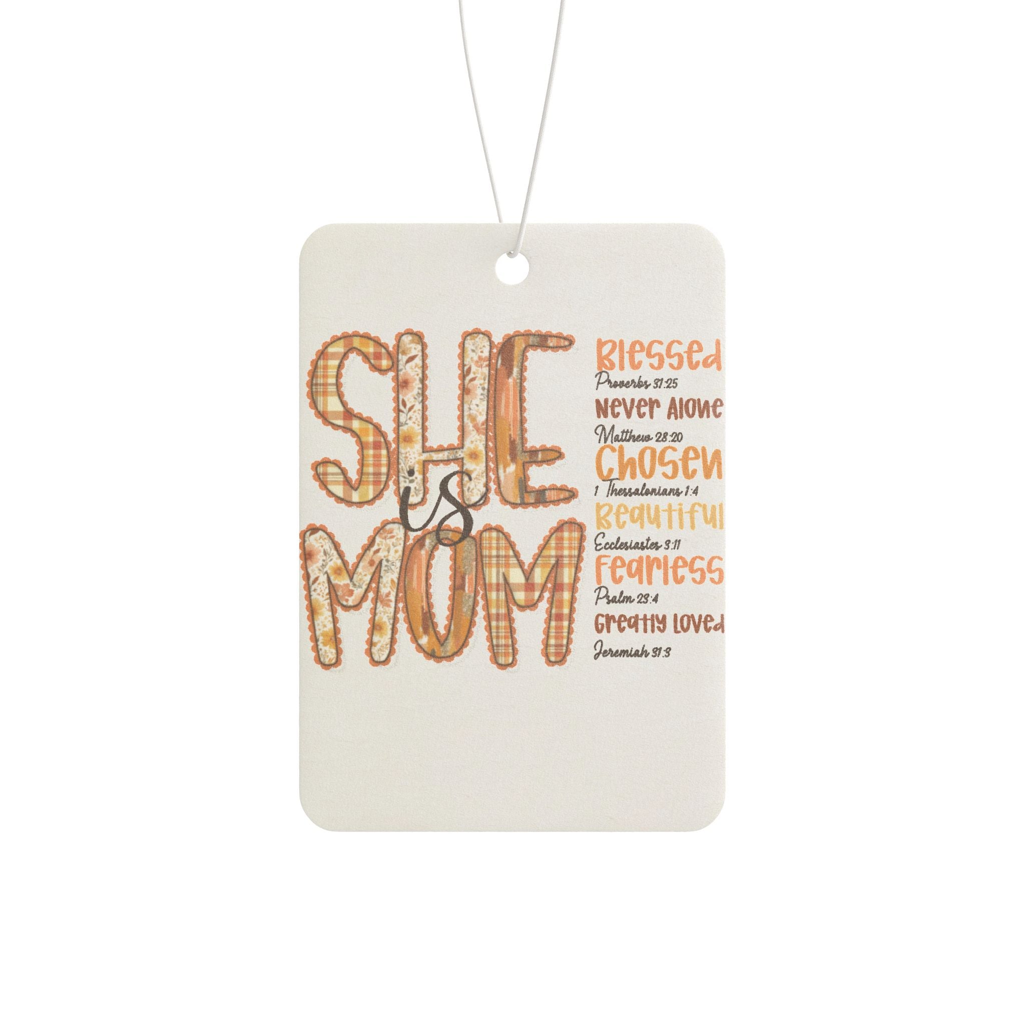 She Is Mom Car Air Freshener