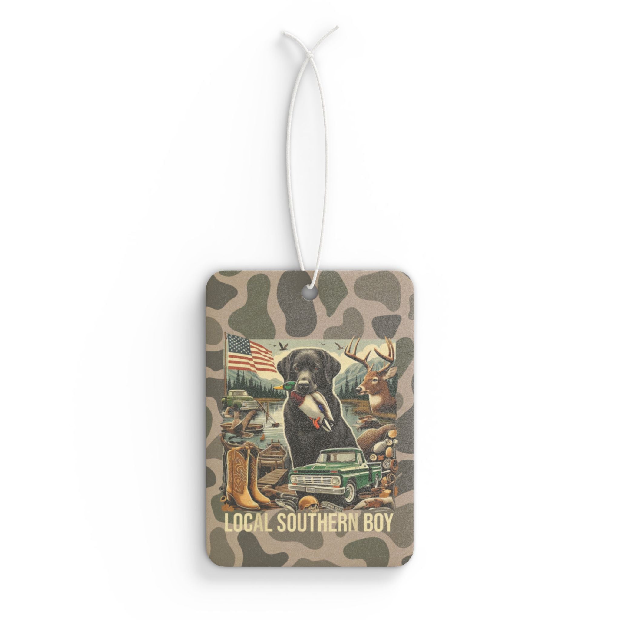 Camo Local Southern Boy Car Air Freshener