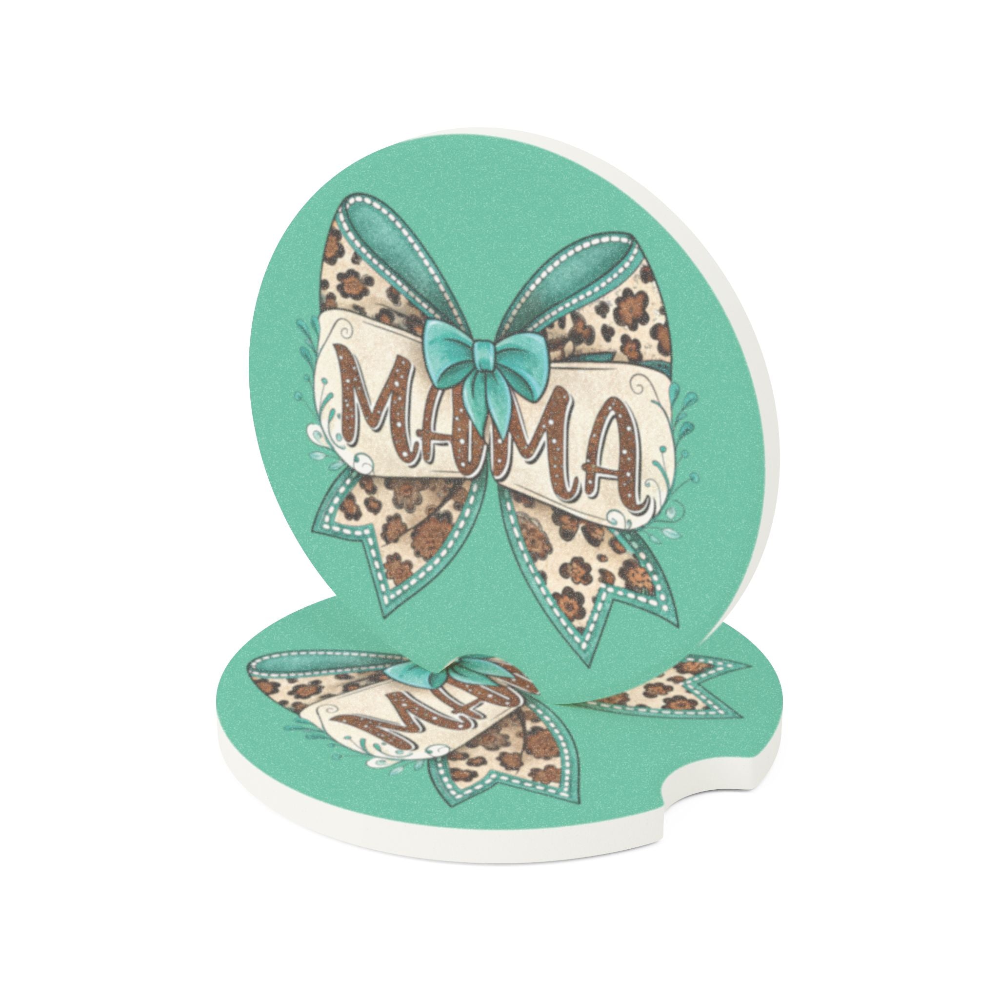 Bow Mama Car Coaster