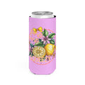 Easy Peasy Lemon Squeezy Slim Can Coozie