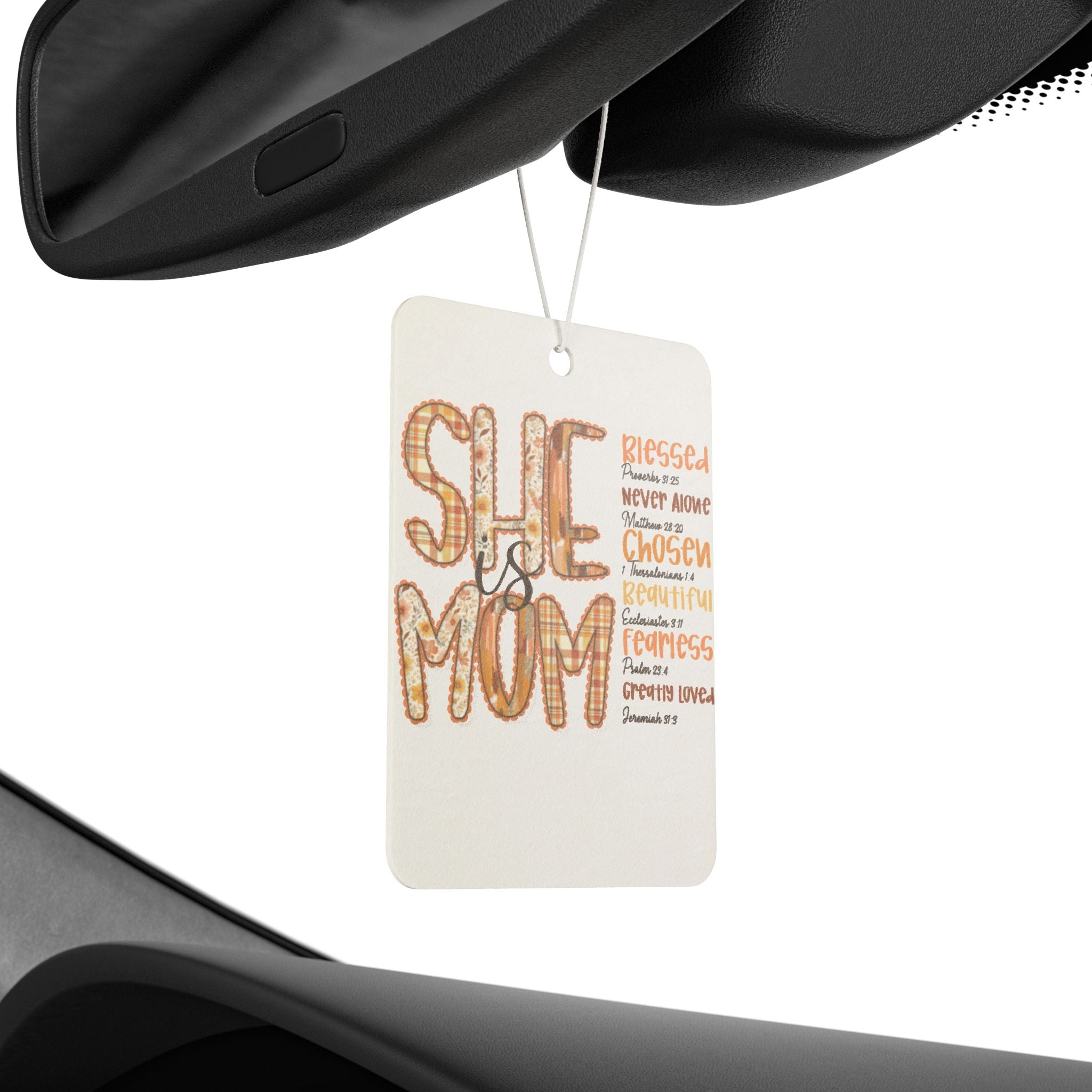She Is Mom Car Air Freshener