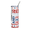 Red White And Pew Pew Pew 20oz Stainless Tumbler