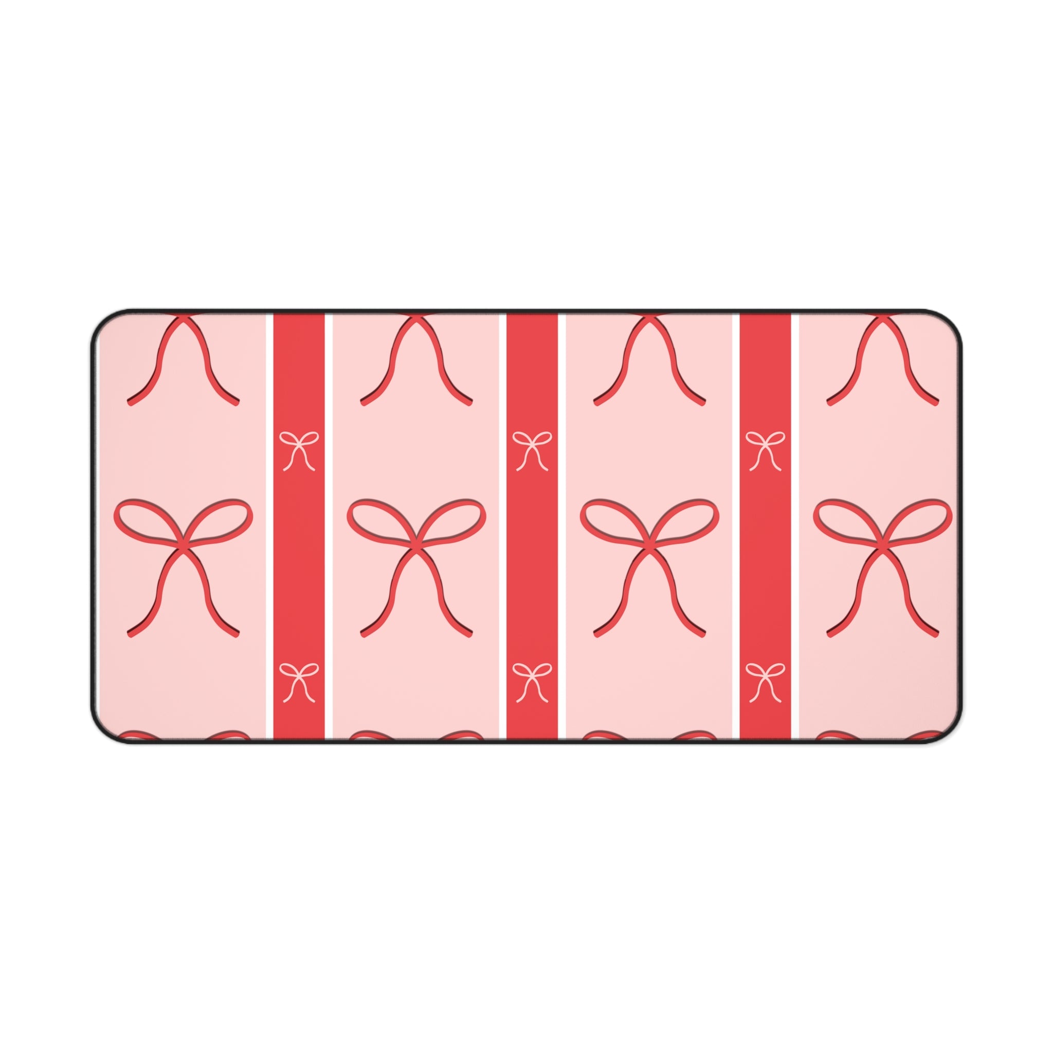 Pink Bow Desk Mat