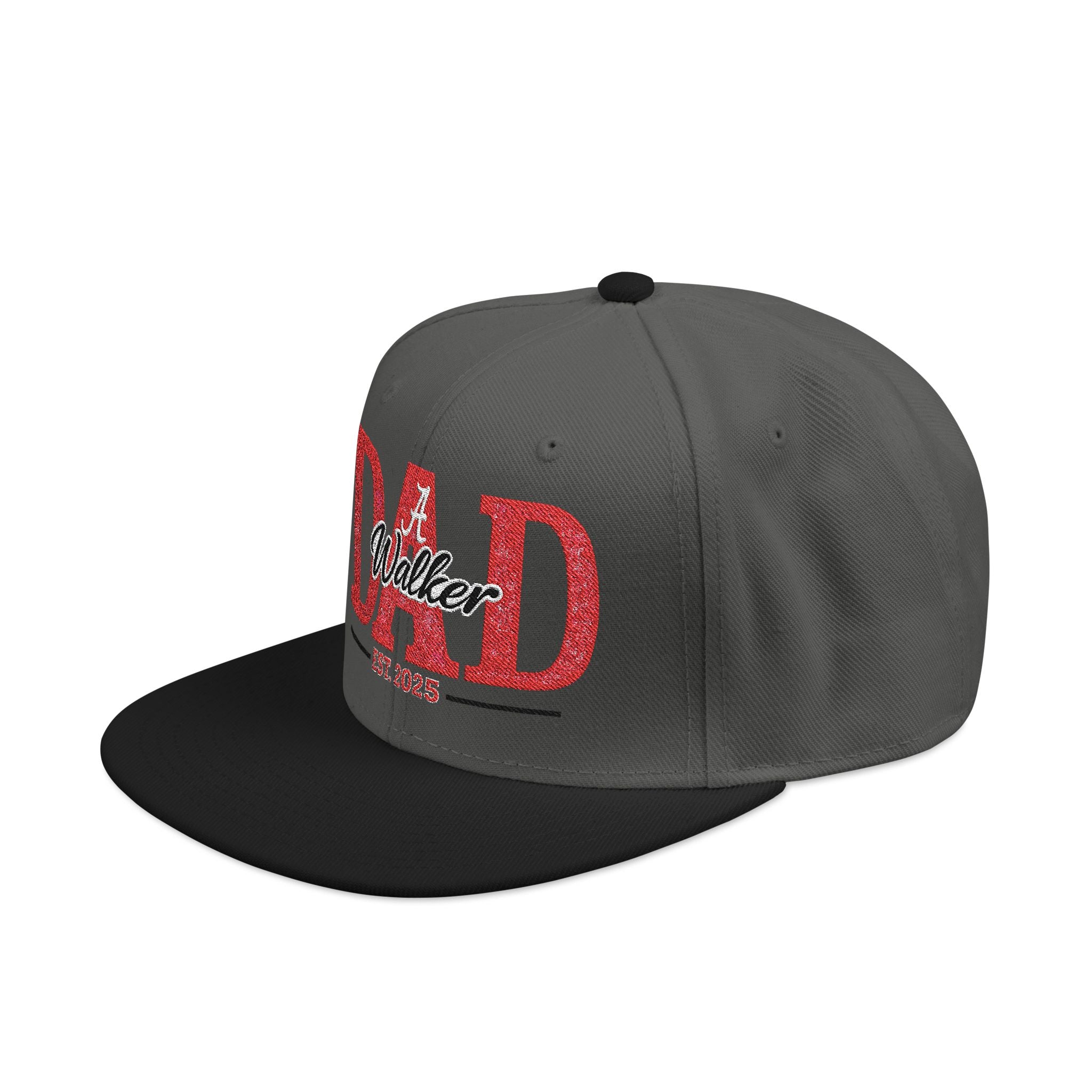 Embroidered 'Dad' Snapback Hat