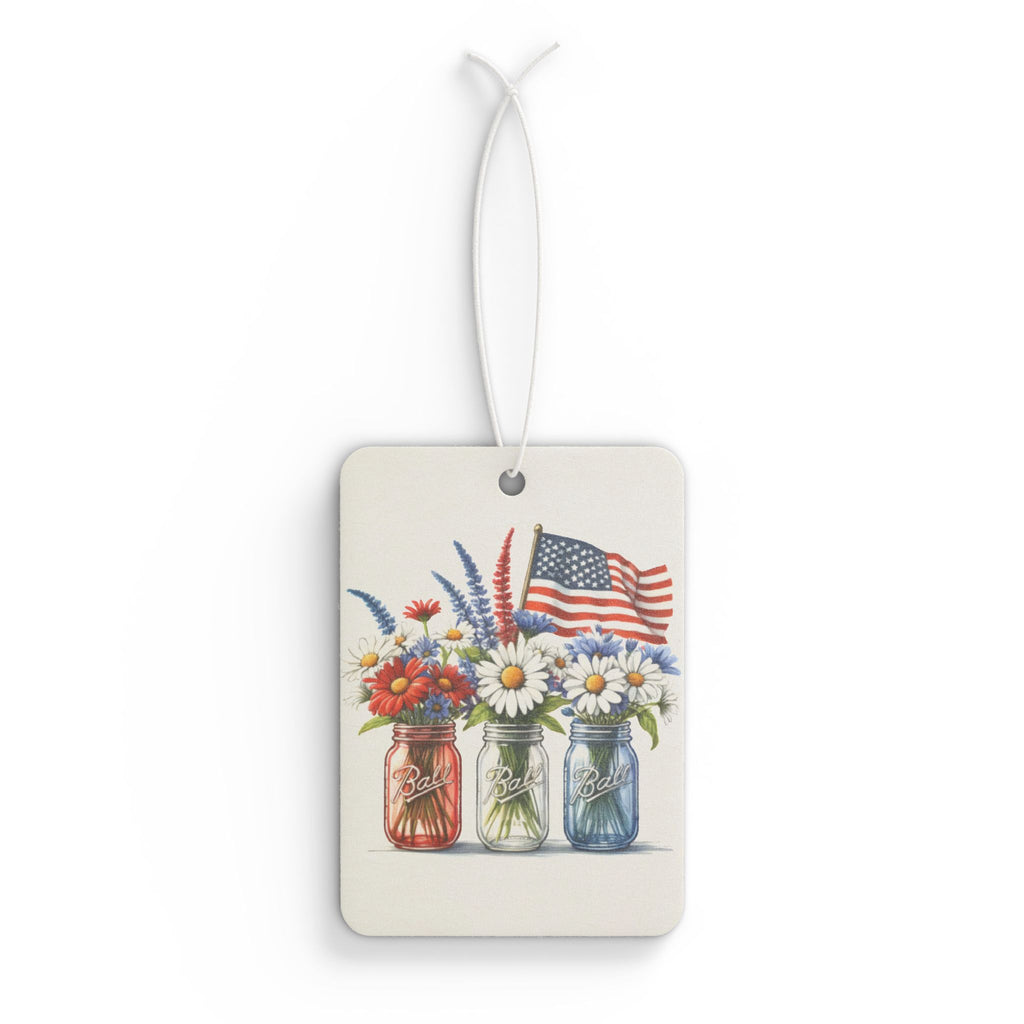 USA Mason Jar Car Air Freshener