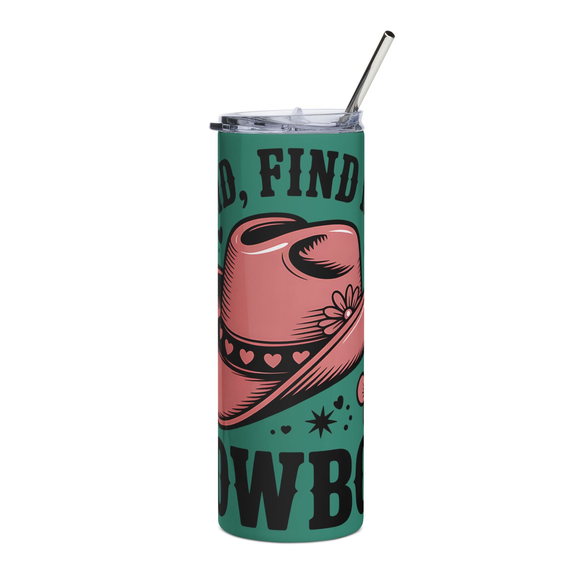 Cupid Find Me A Cowboy 20oz Stainless Tumbler