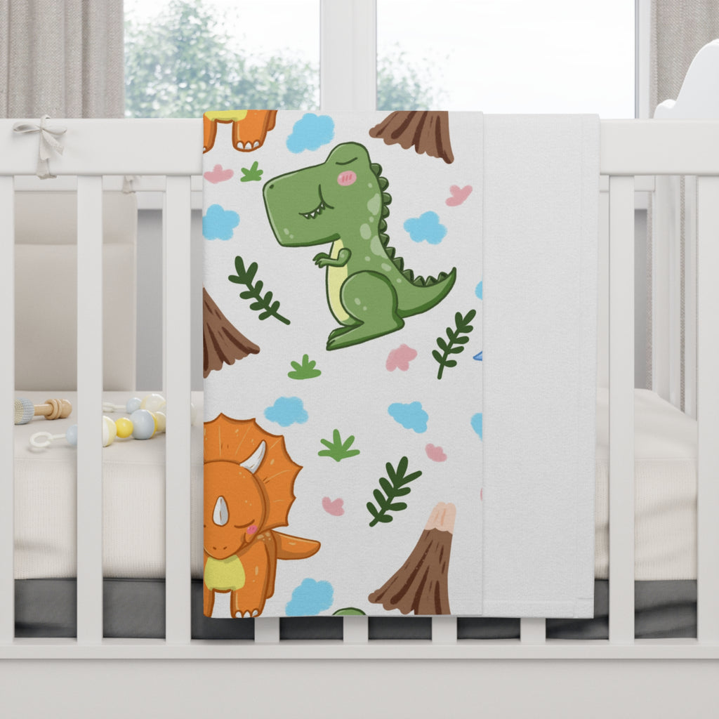 Dino Fleece Baby Blanket