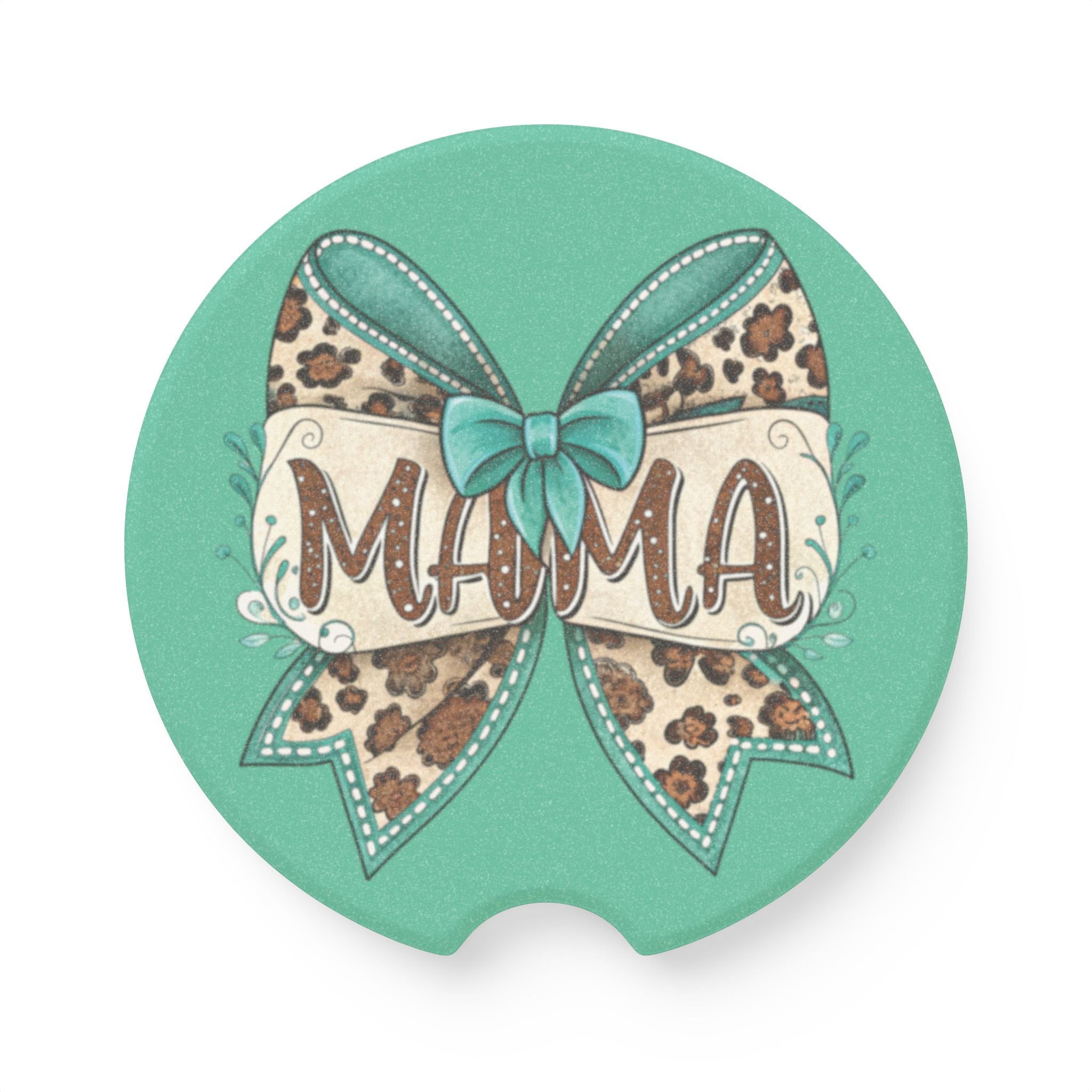 Bow Mama Car Coaster