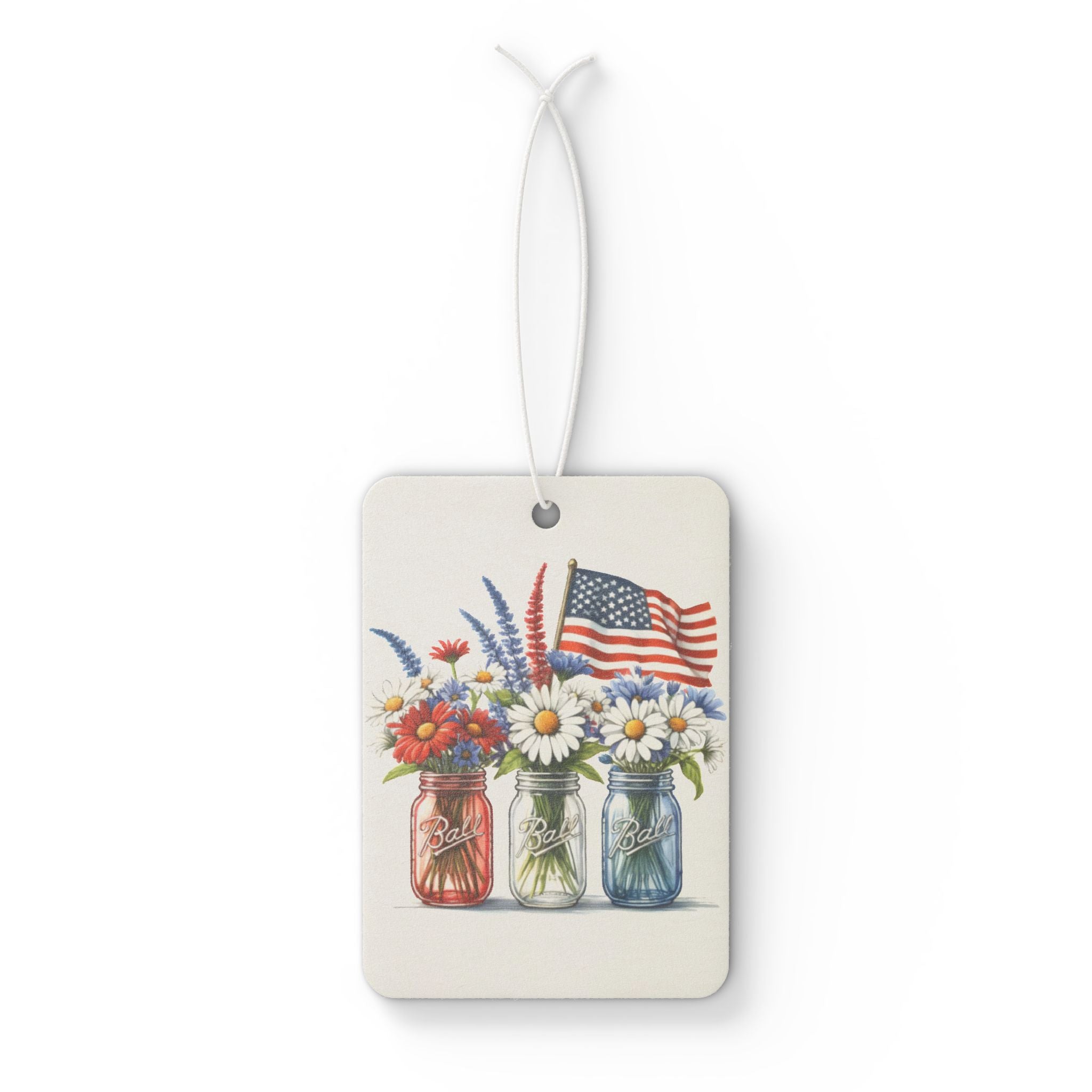 USA Mason Jar Car Air Freshener