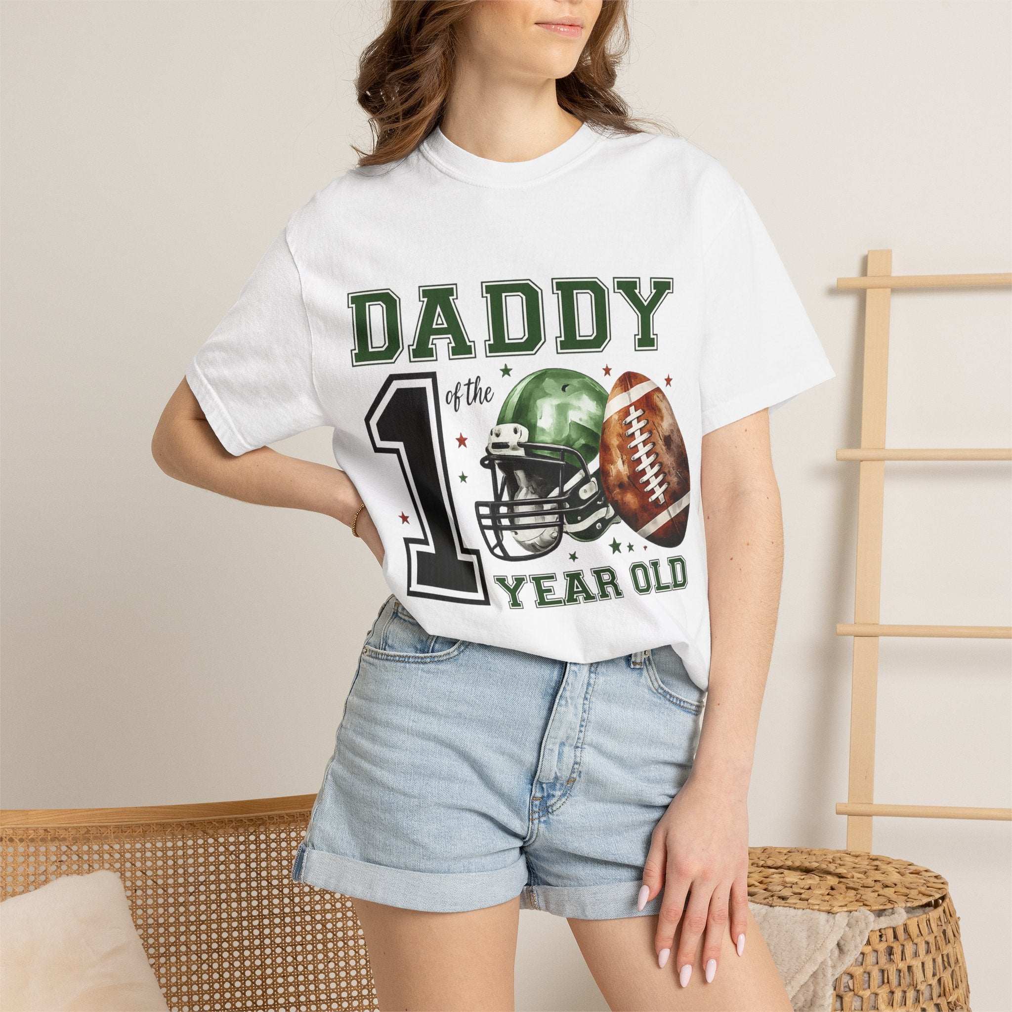 Daddy of the 1 Year Old Football T-Shirt