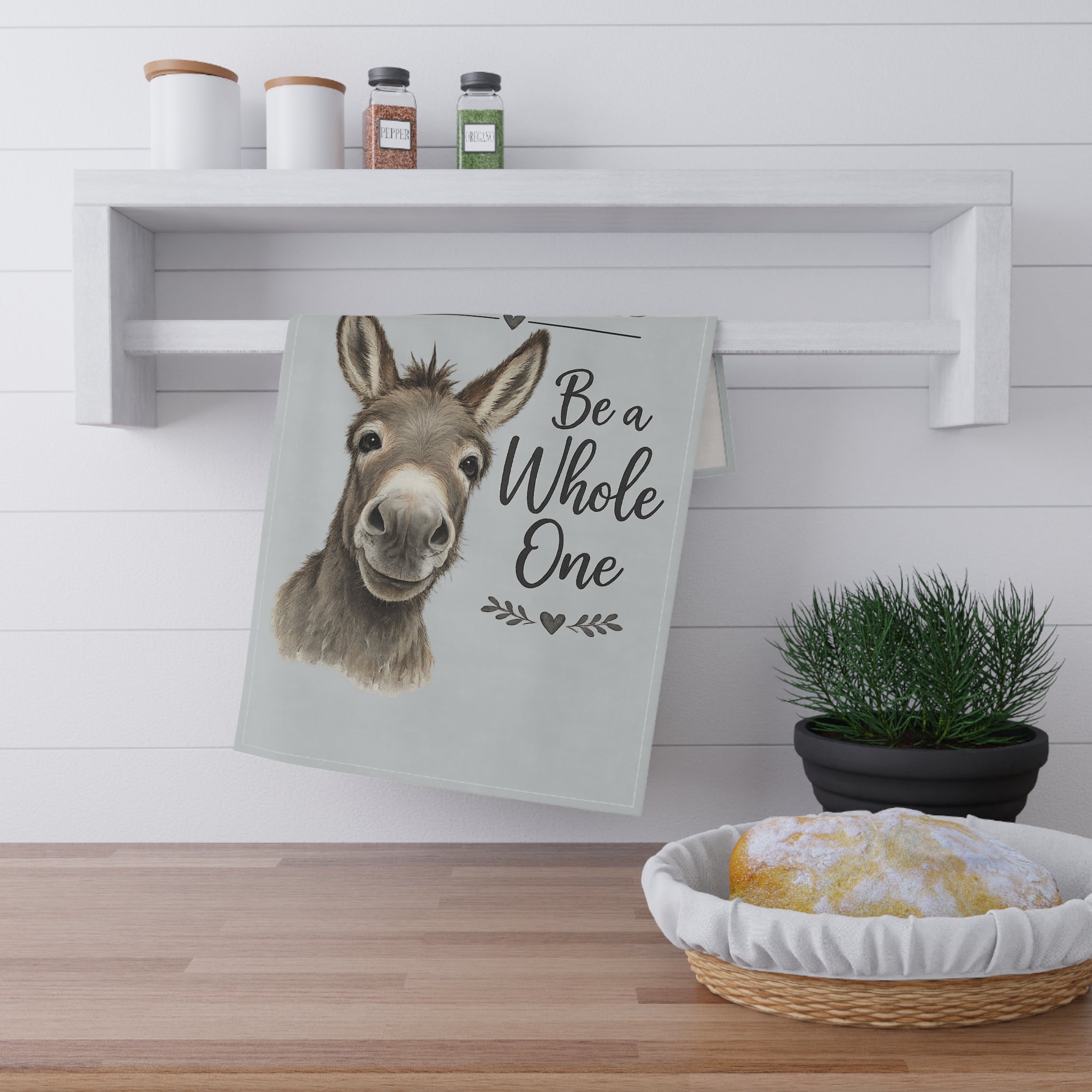 Don’t Be a Quarter Ass “Be a Whole One” Funny Kitchen Towel