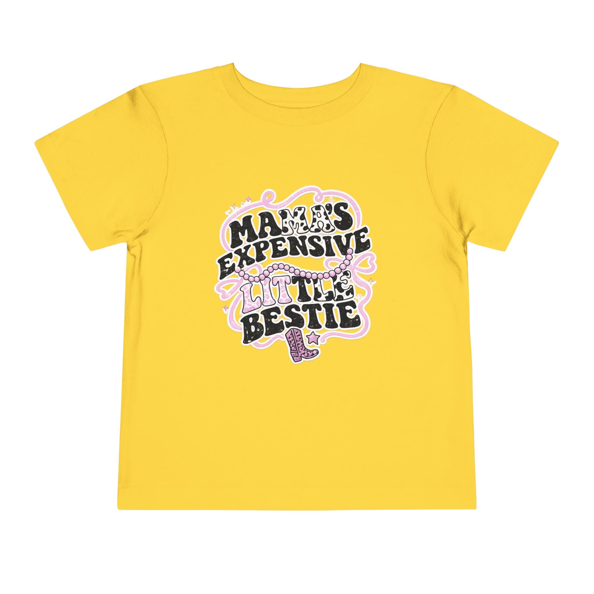 Mama Expensive Little Bestie Toodler T-shirt