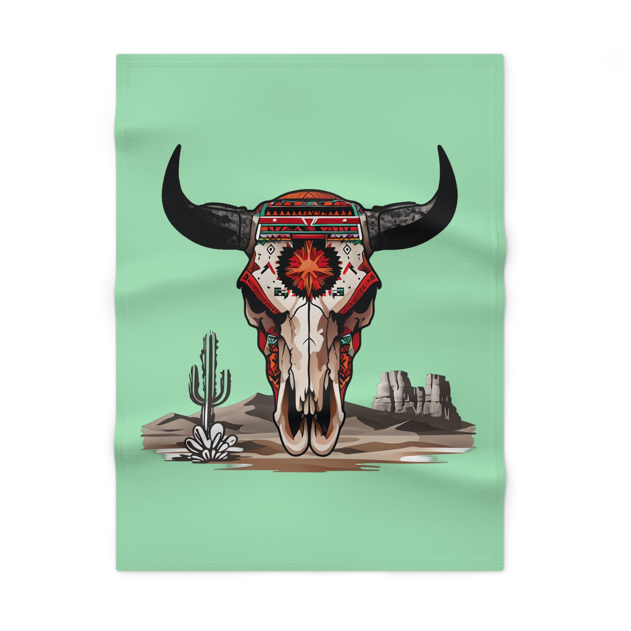 Skull Fleece Baby Blanket