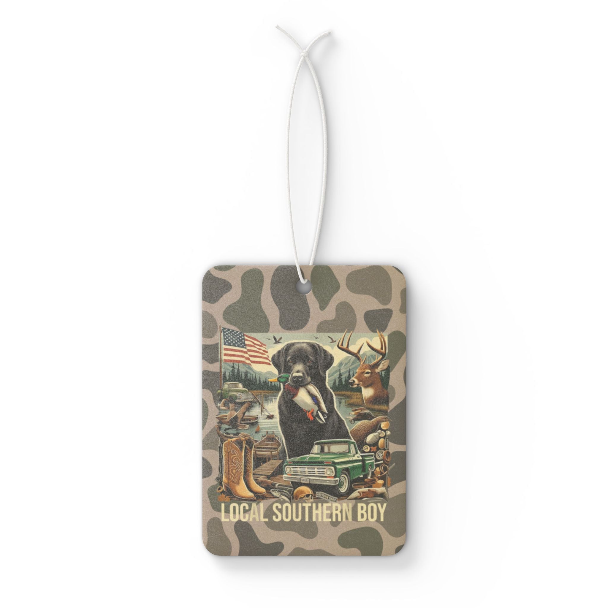 Camo Local Southern Boy Car Air Freshener