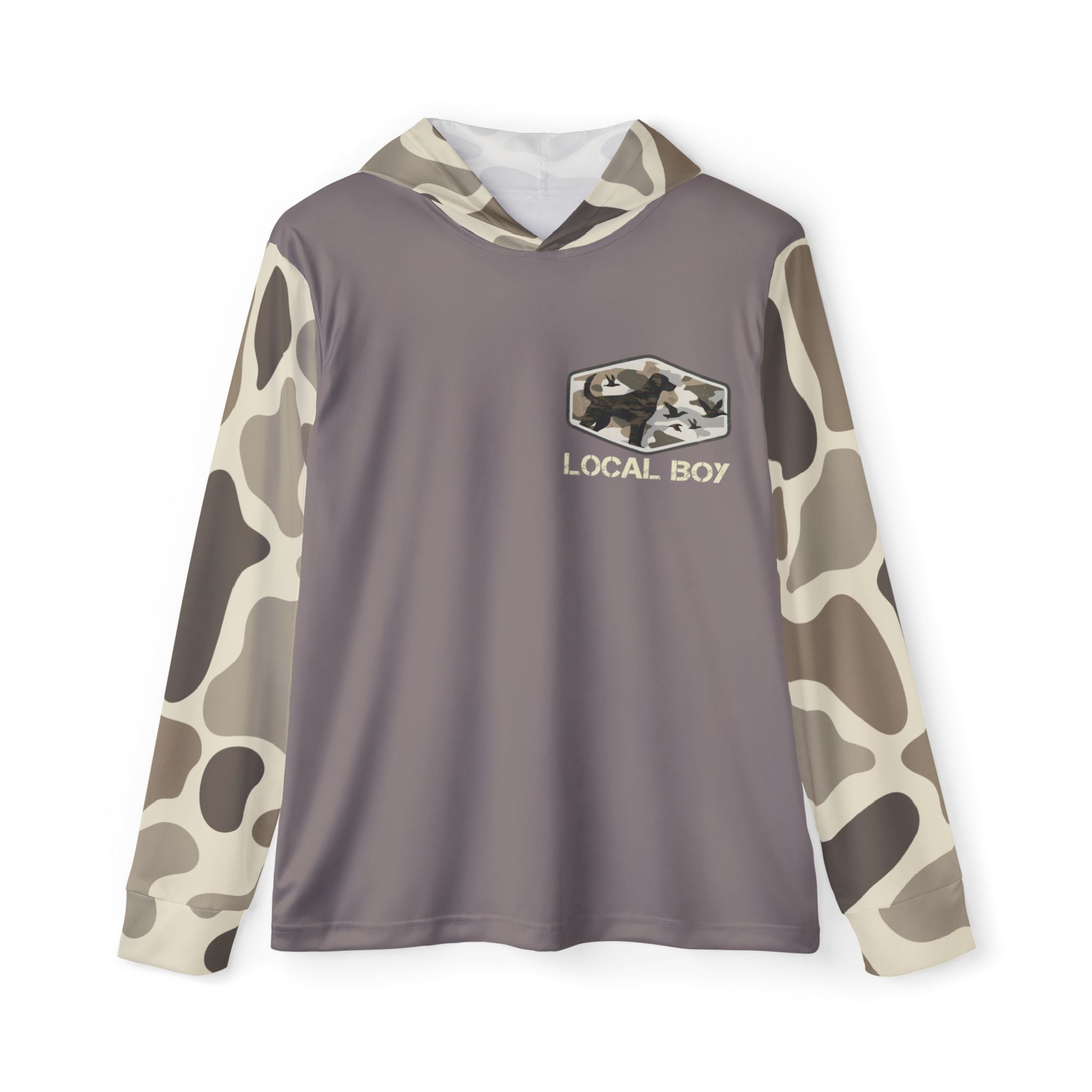 Mens Camo Local Boy Athletic Pullover
