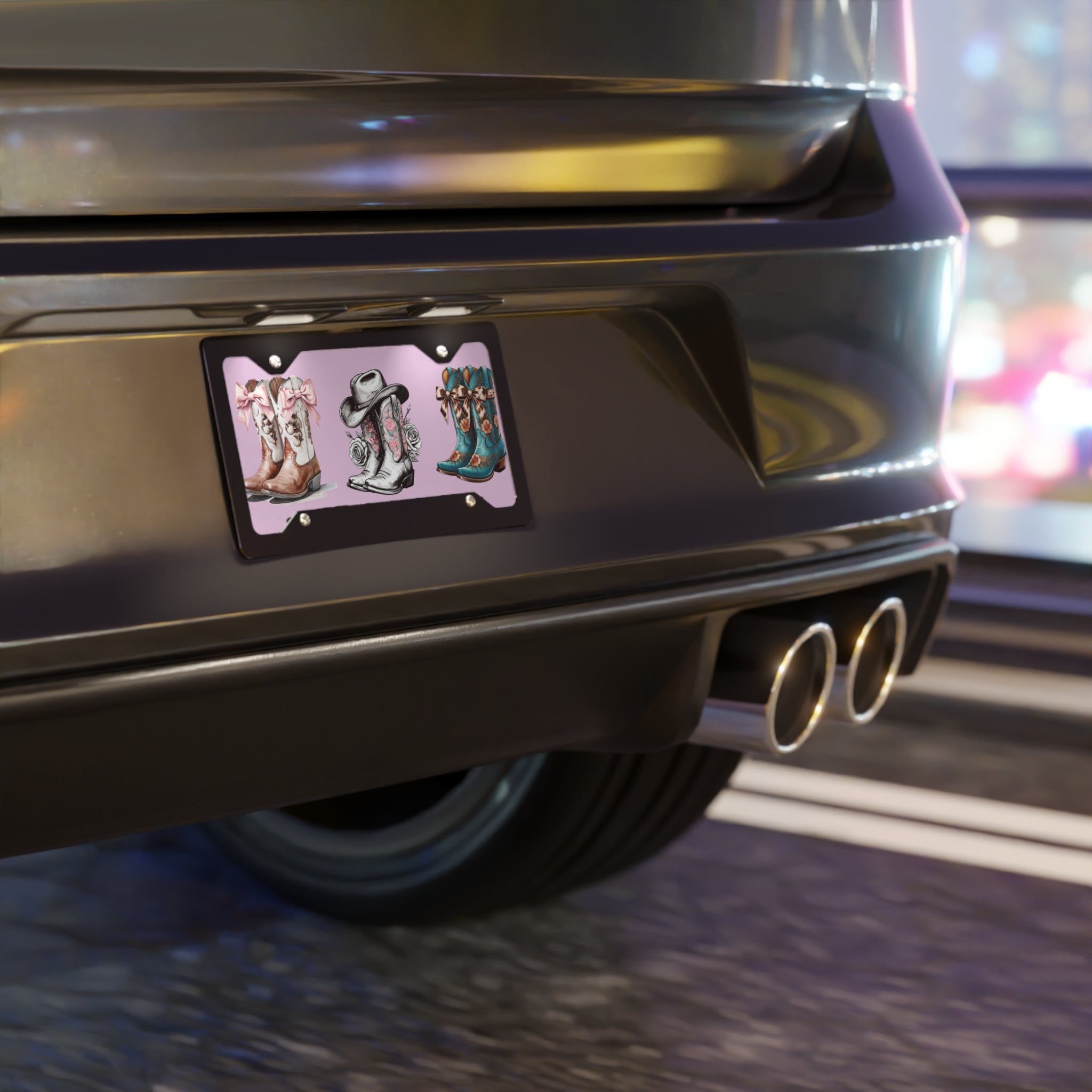 Boots License Plate