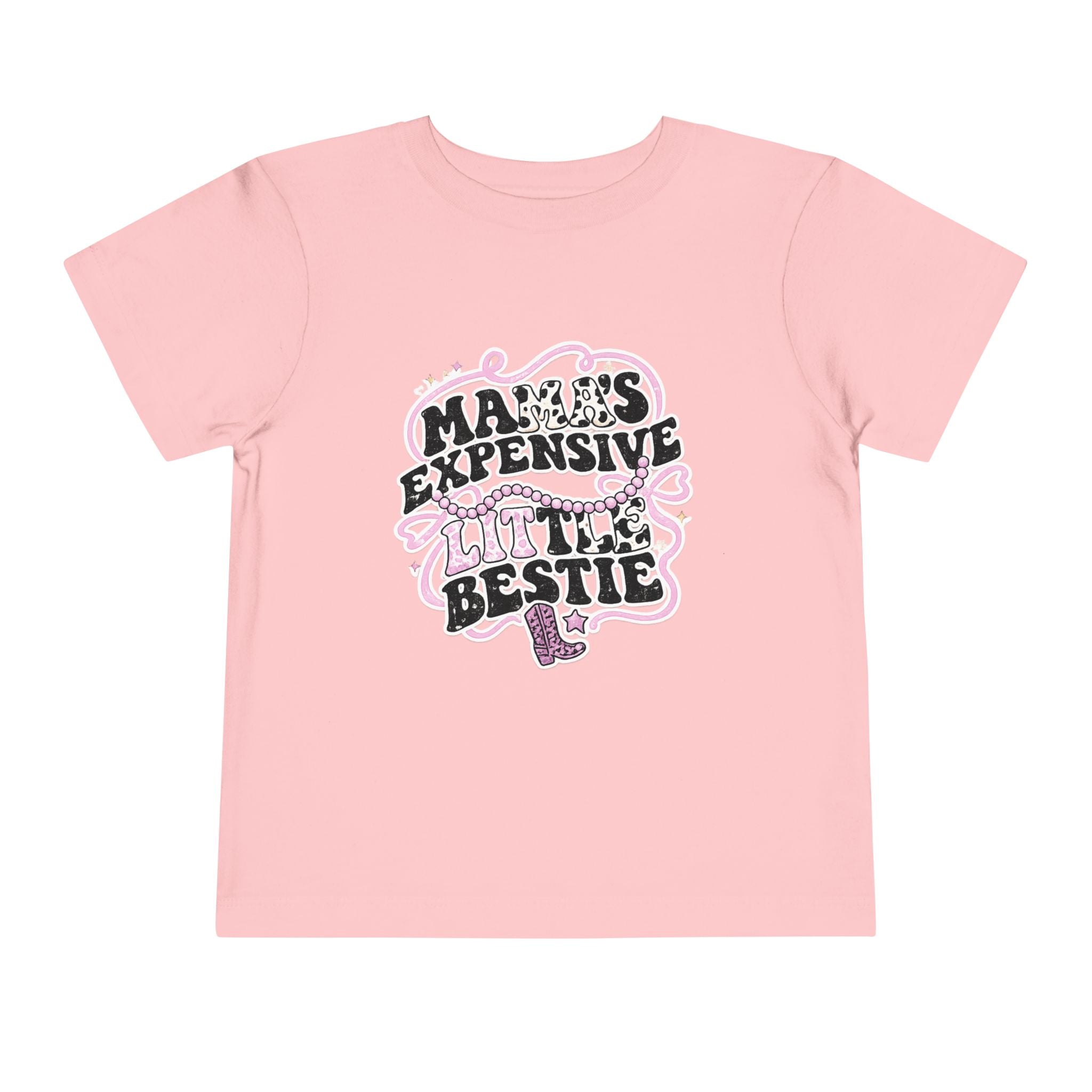 Mama Expensive Little Bestie Toodler T-shirt