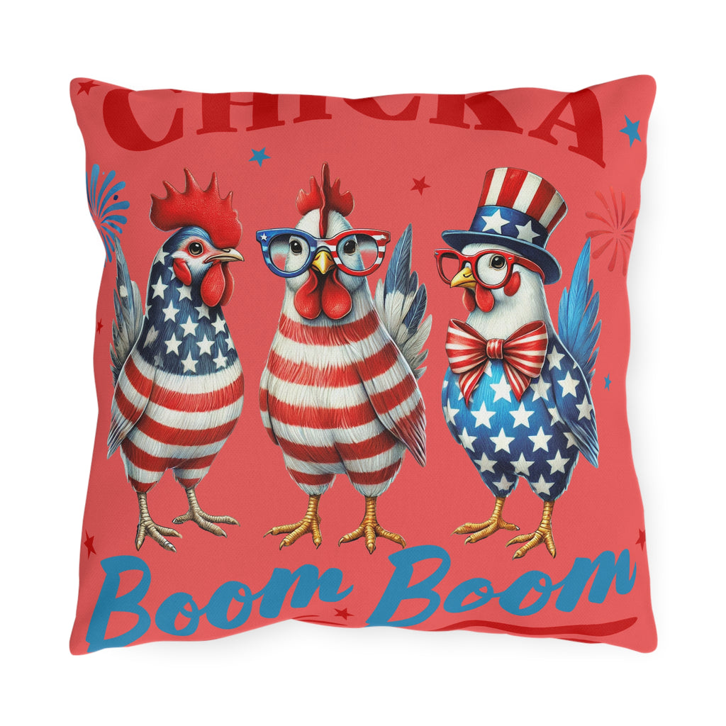 Chicka Boom Boom Outdoor Pillow