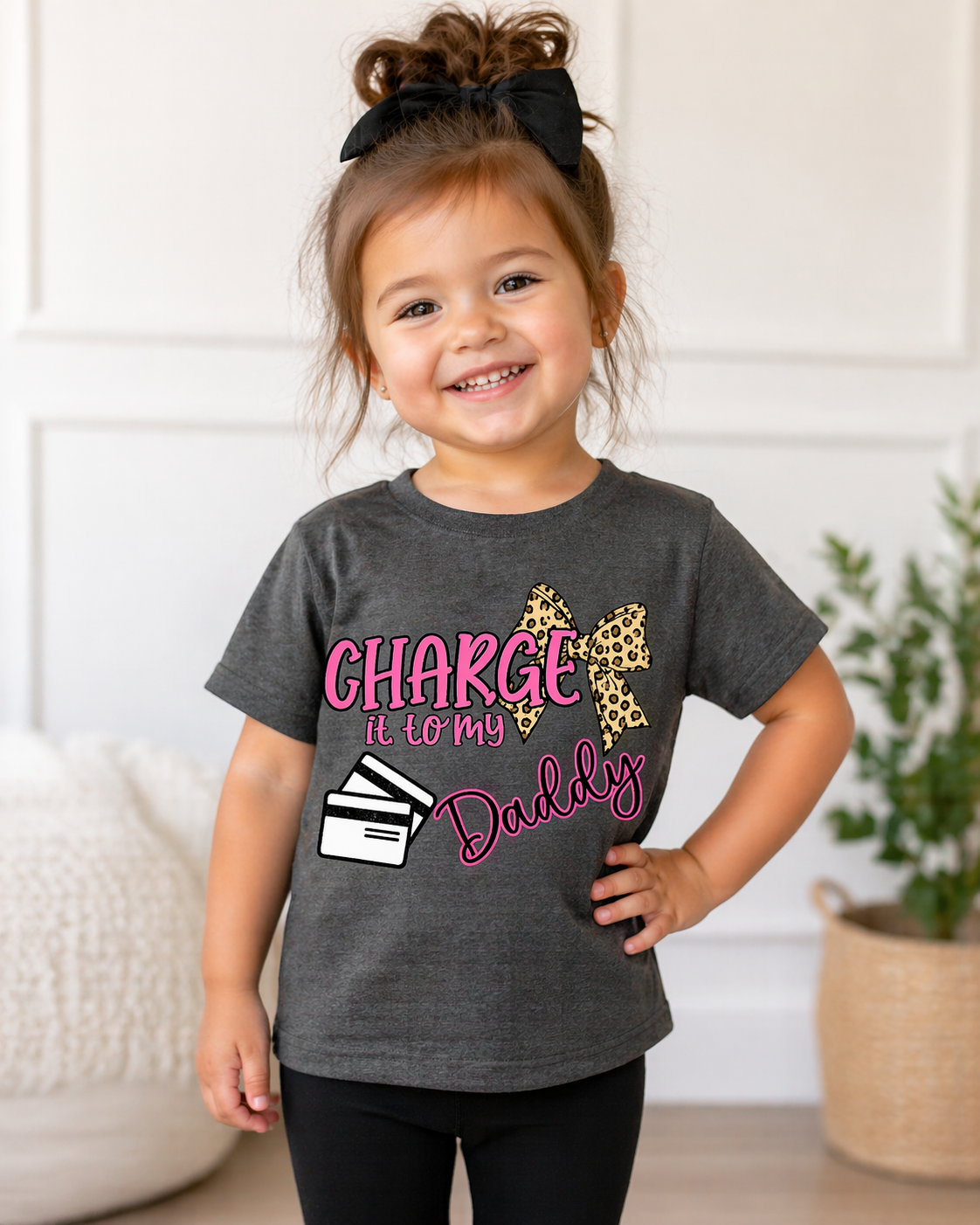 Charge It To My Daddy Toodler T-shirt