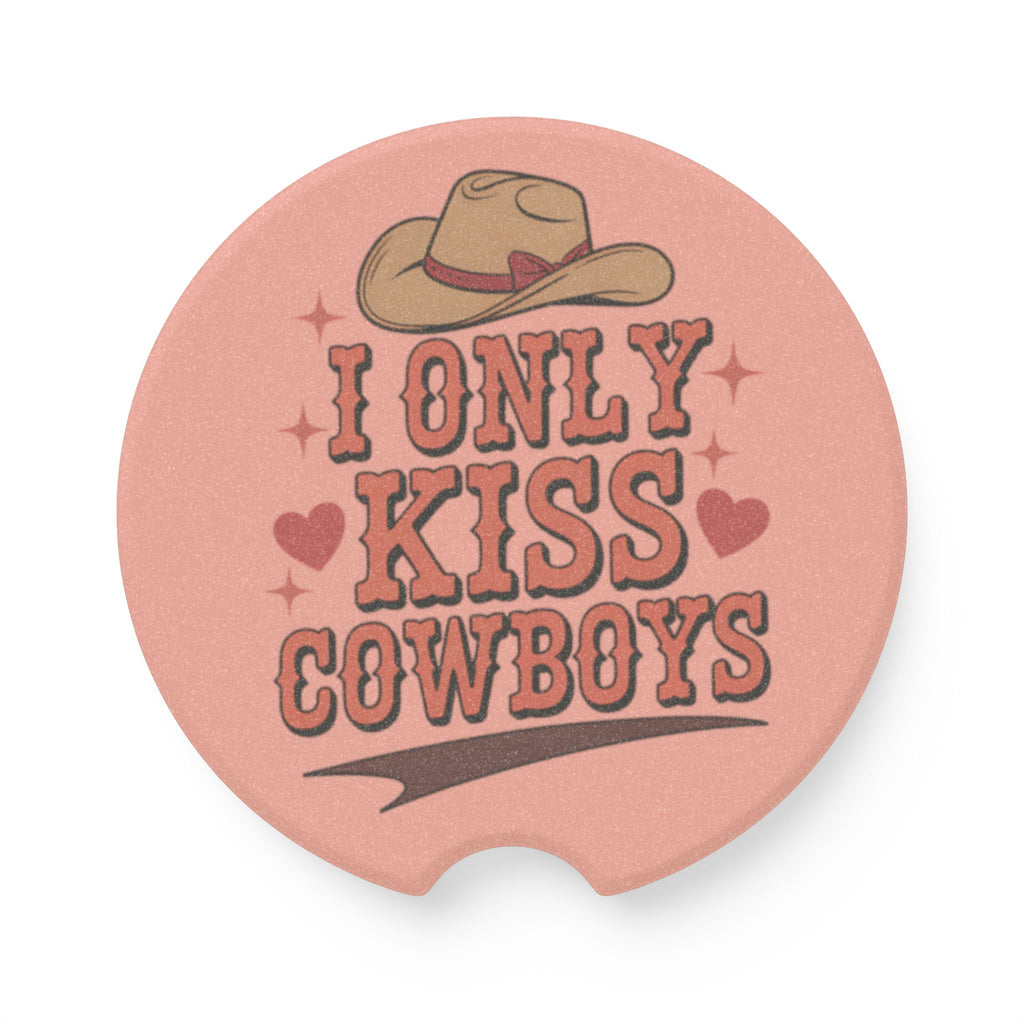 Only Kiss Cowboys Car Coaster