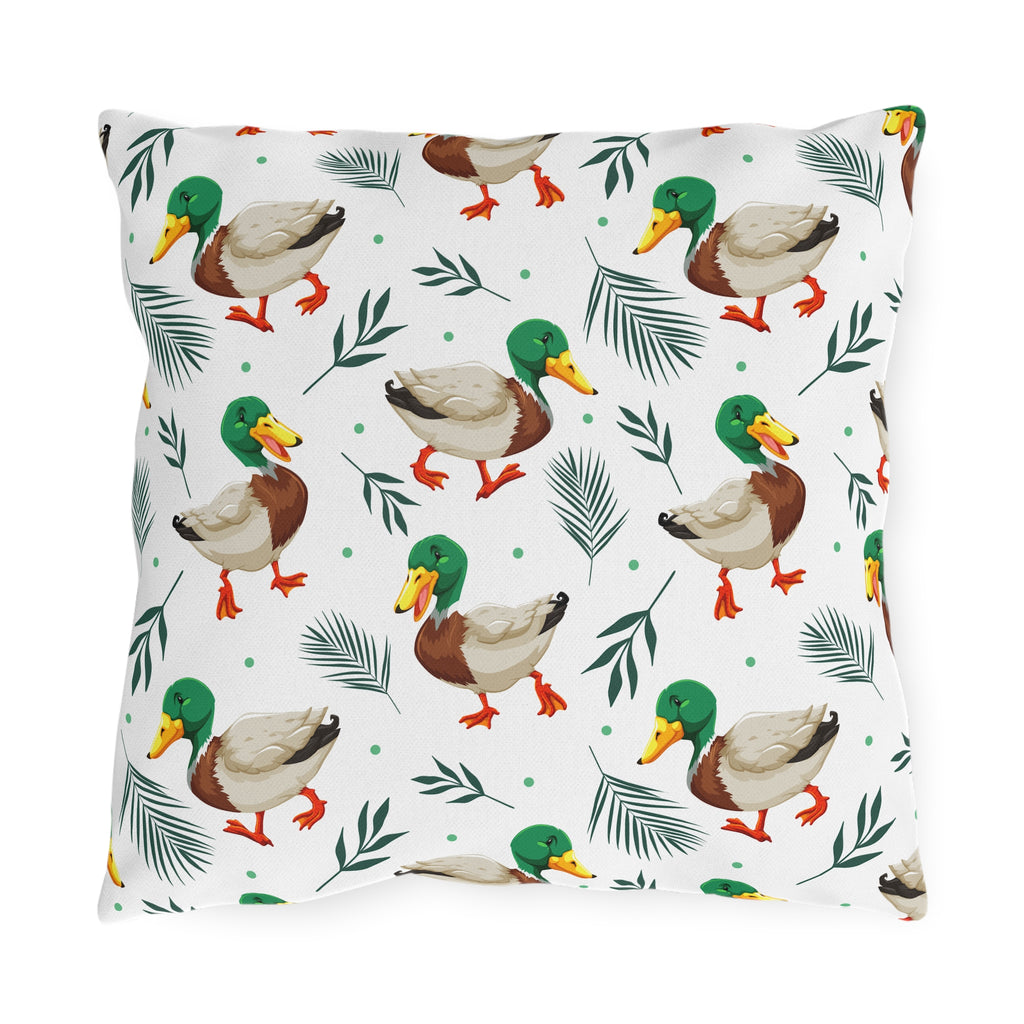 Mallard Duck Outdoor Pillow