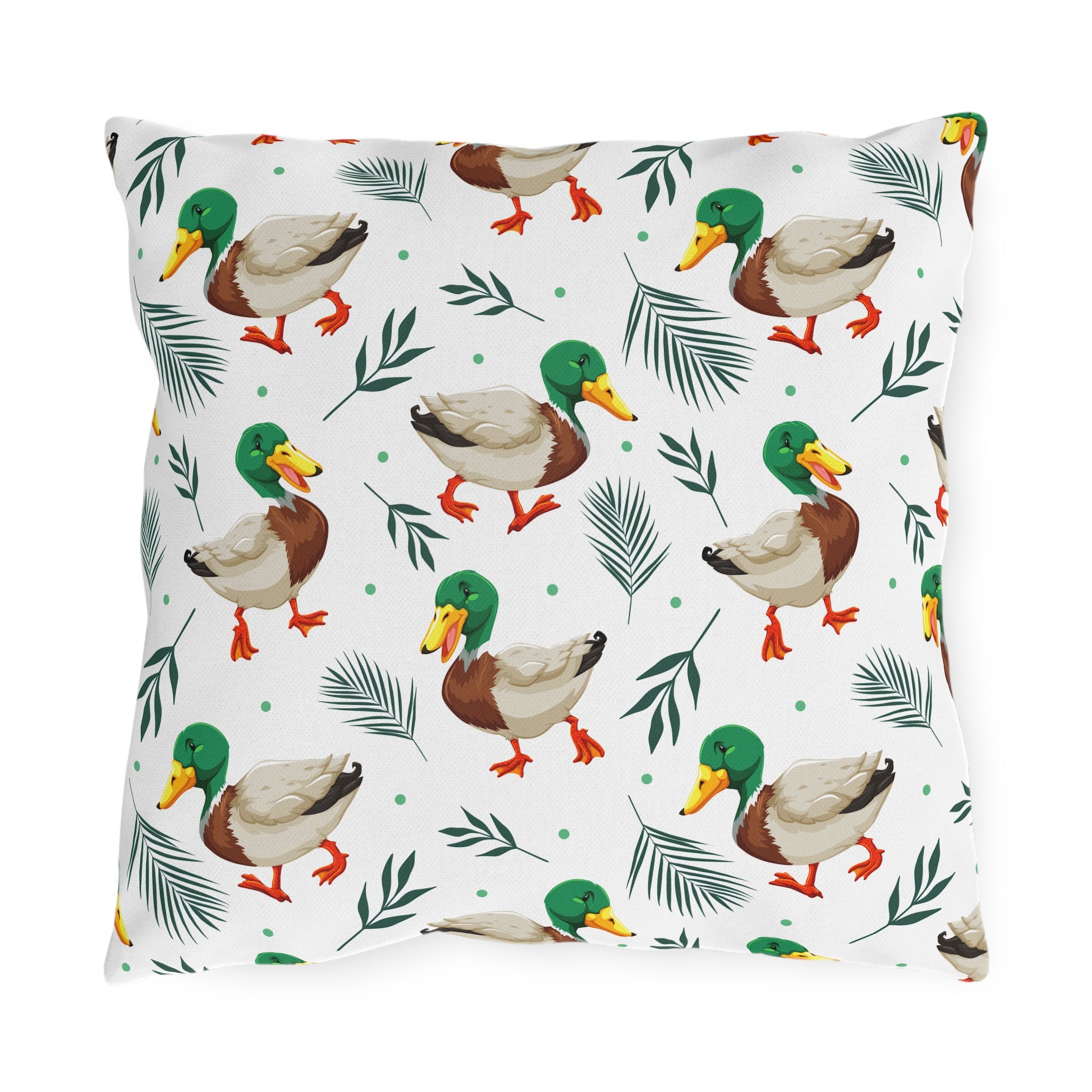 Mallard Duck Outdoor Pillow