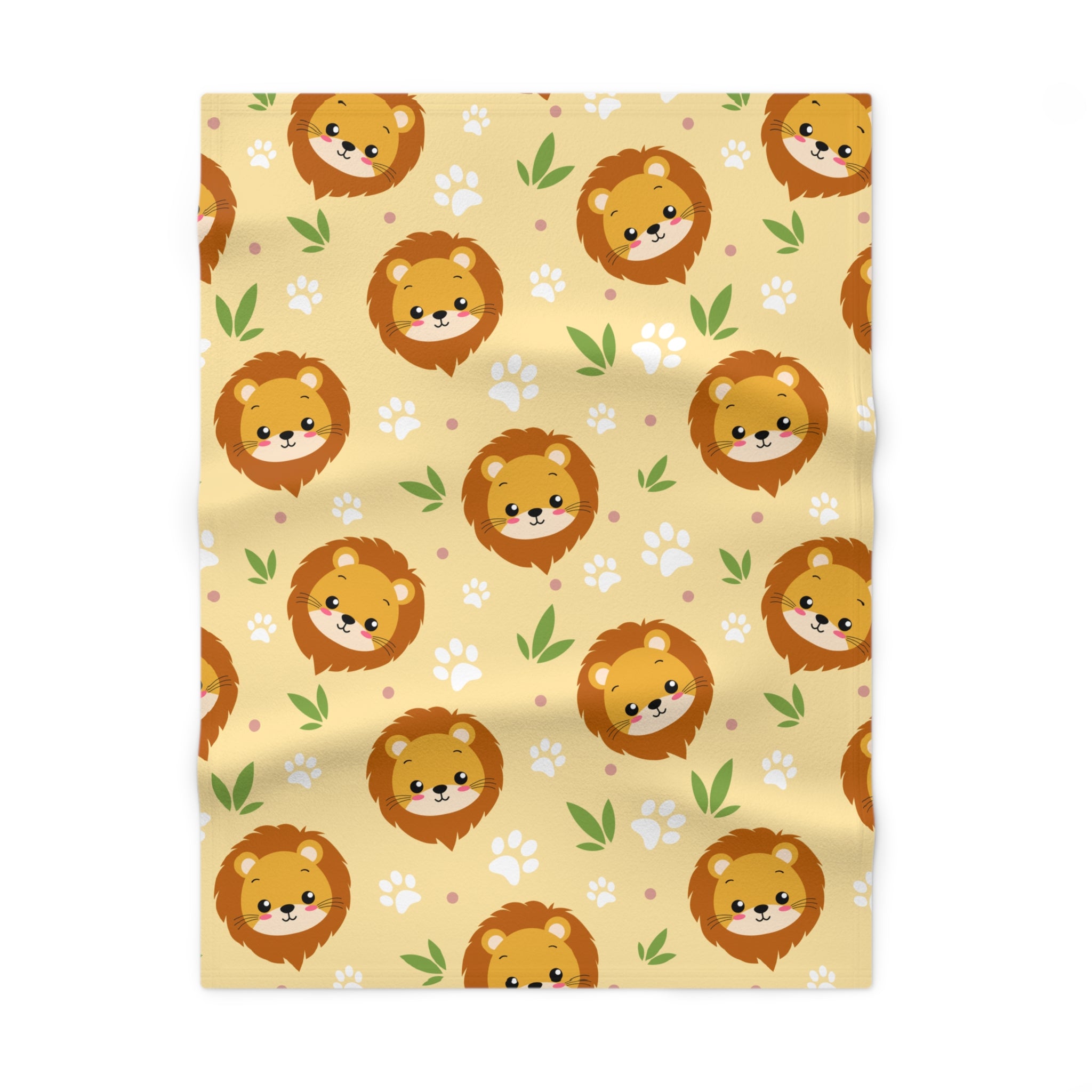 Lion Fleece Baby Blanket