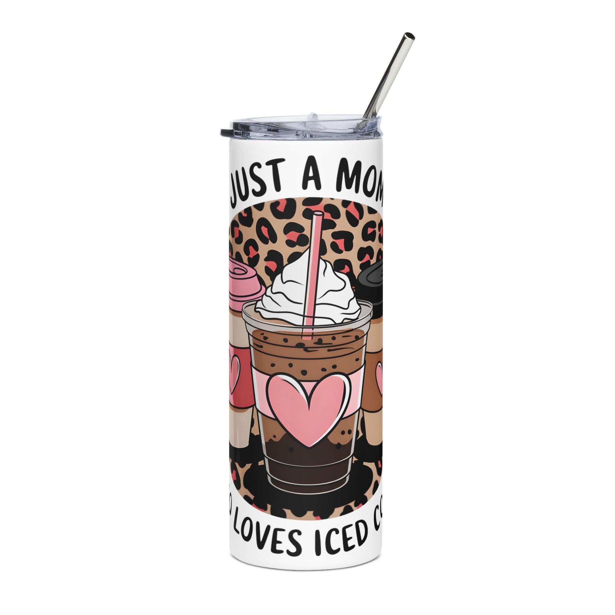 Iced Coffee Mom 20oz Stainless Tumbler