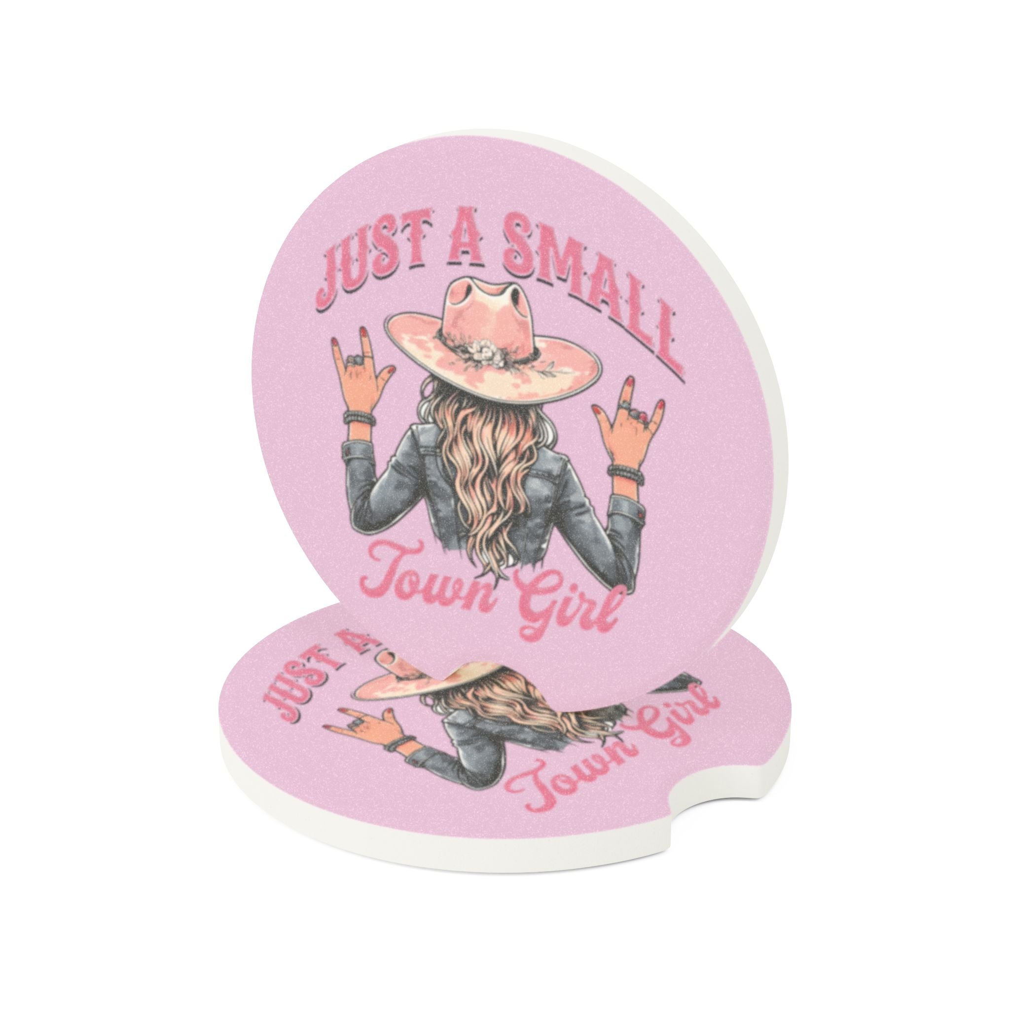 Small Town Girl Car Coaster