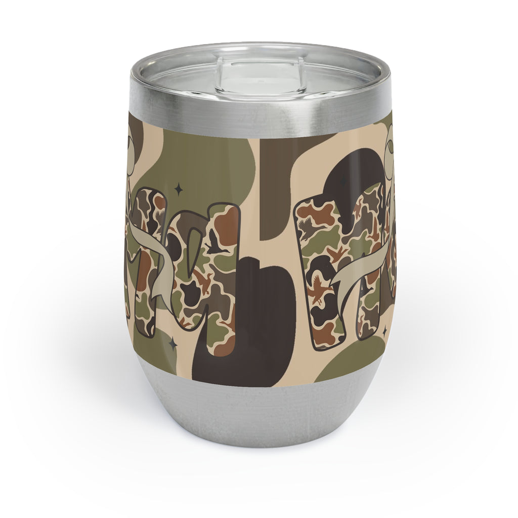 Camo Mama Wine Tumbler