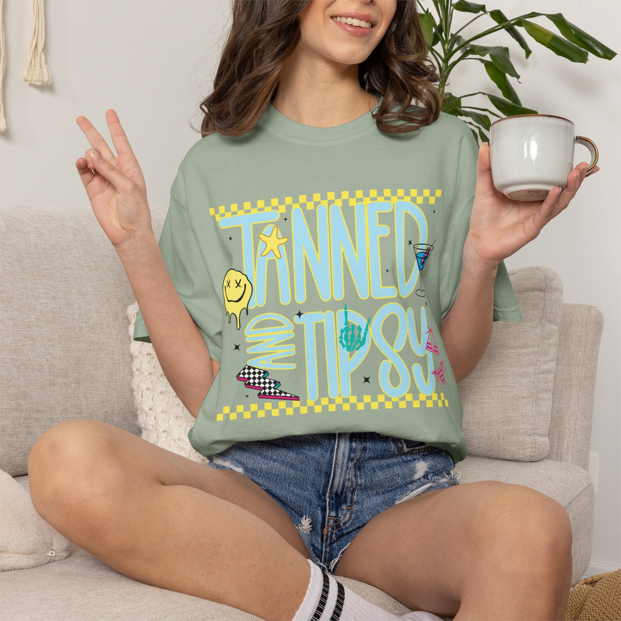Tanned And Tipsy T-Shirt