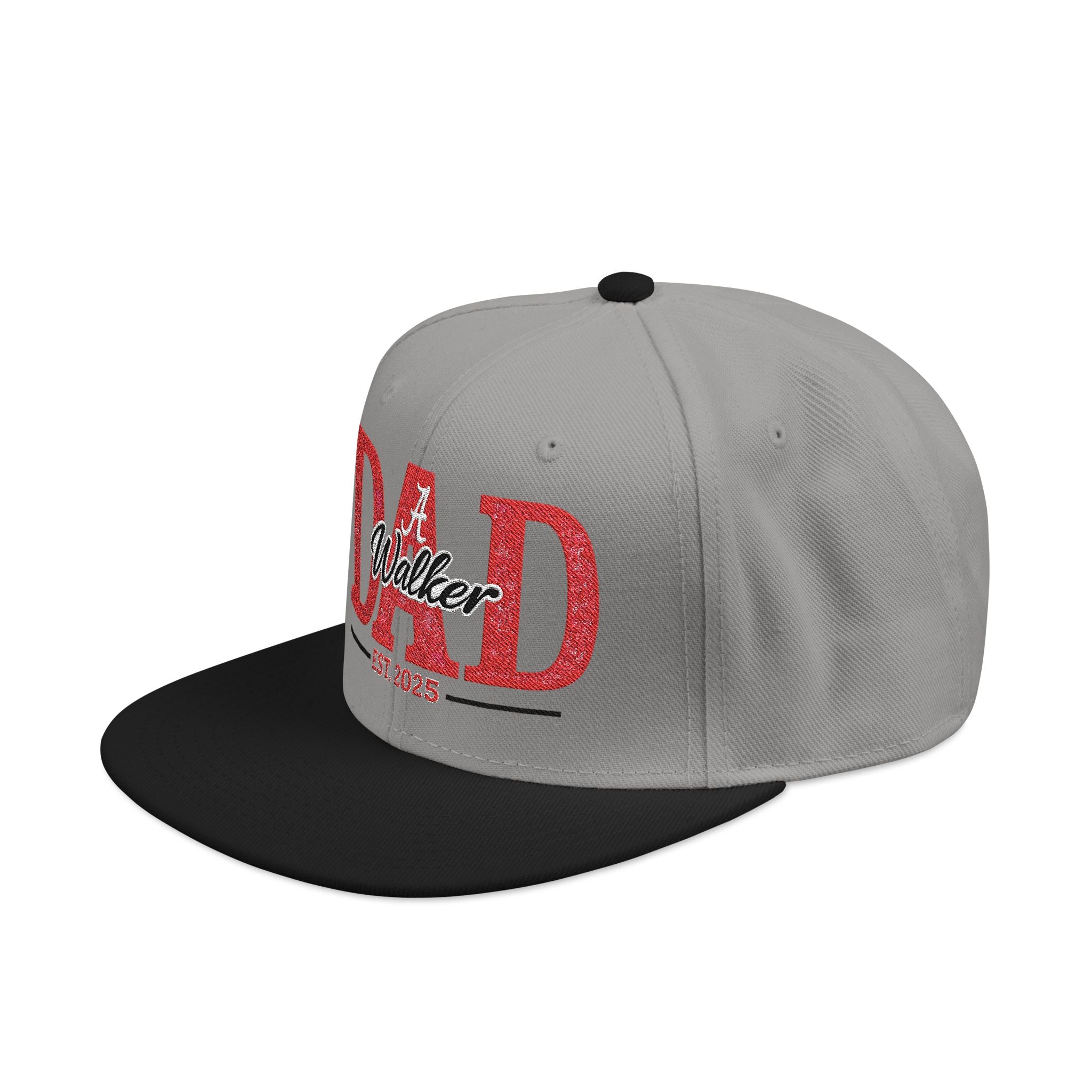 Embroidered 'Dad' Snapback Hat