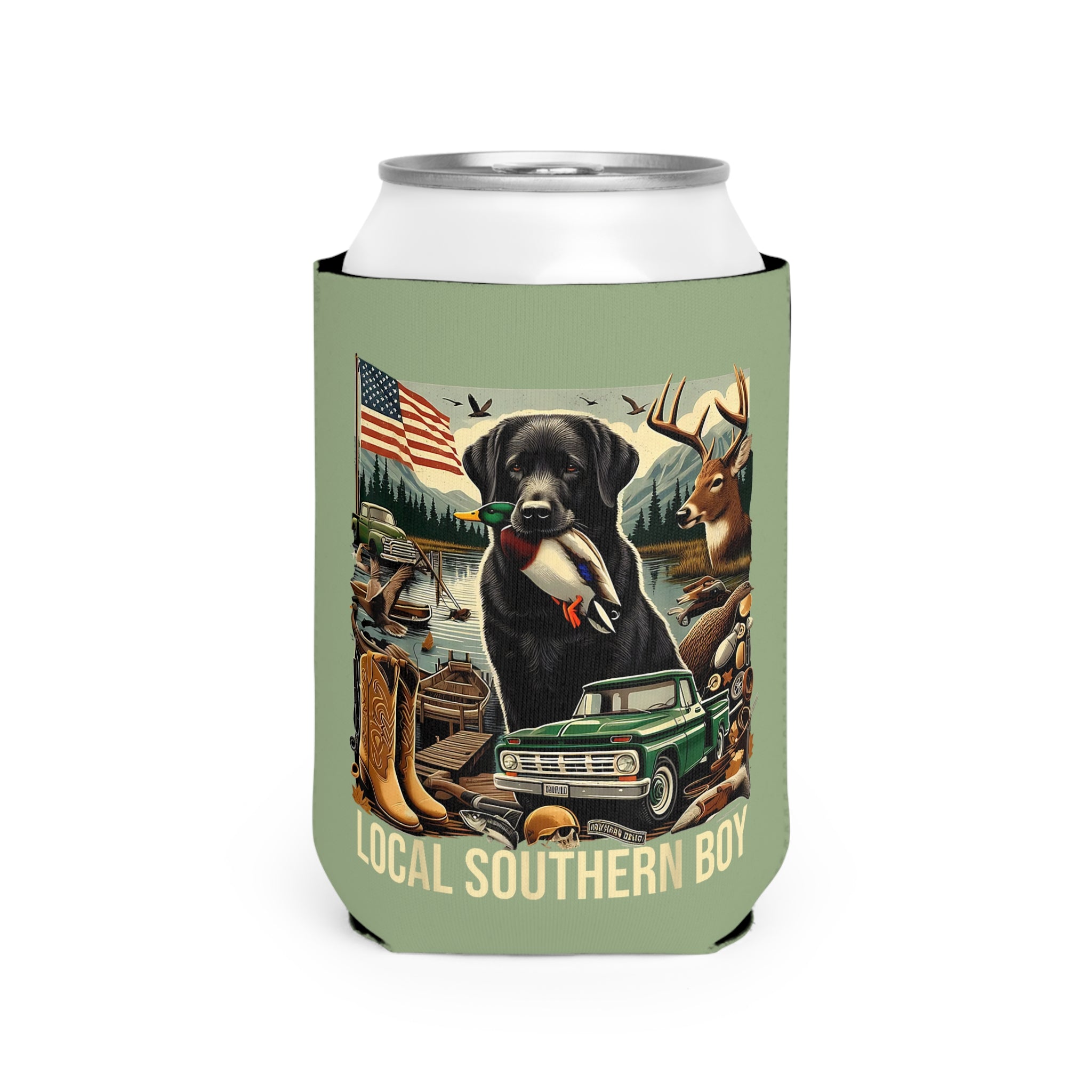 Local Southern Boy Can Coozie