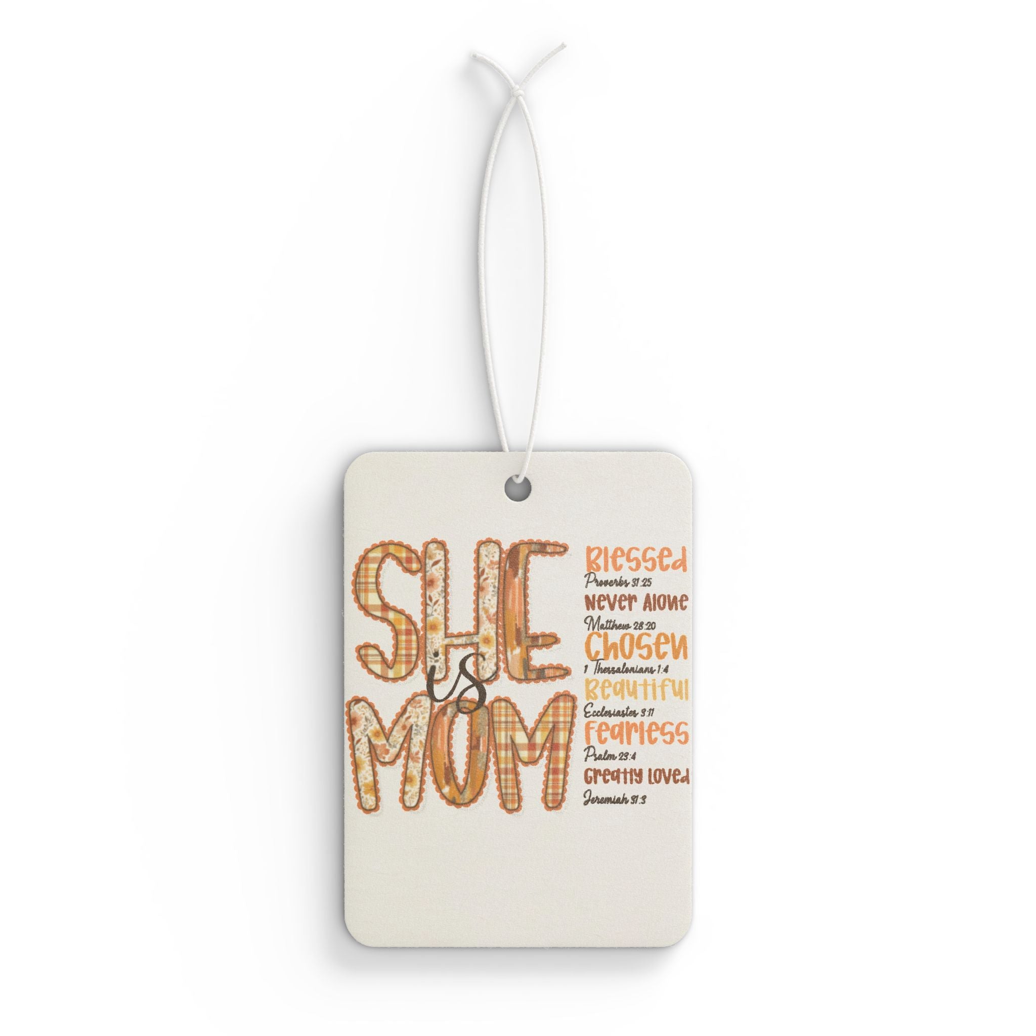 She Is Mom Car Air Freshener