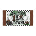 Personalized Football 1st Year Down Banner — Walker's Custom Sports Birthday Sign