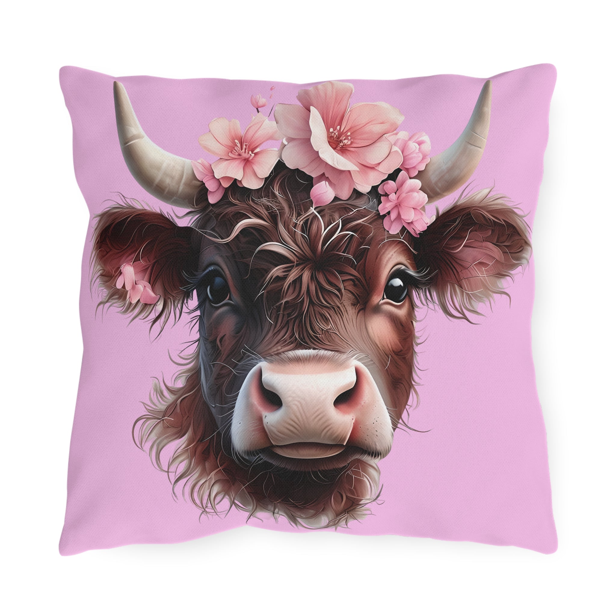 Cow Outdoor Pillow