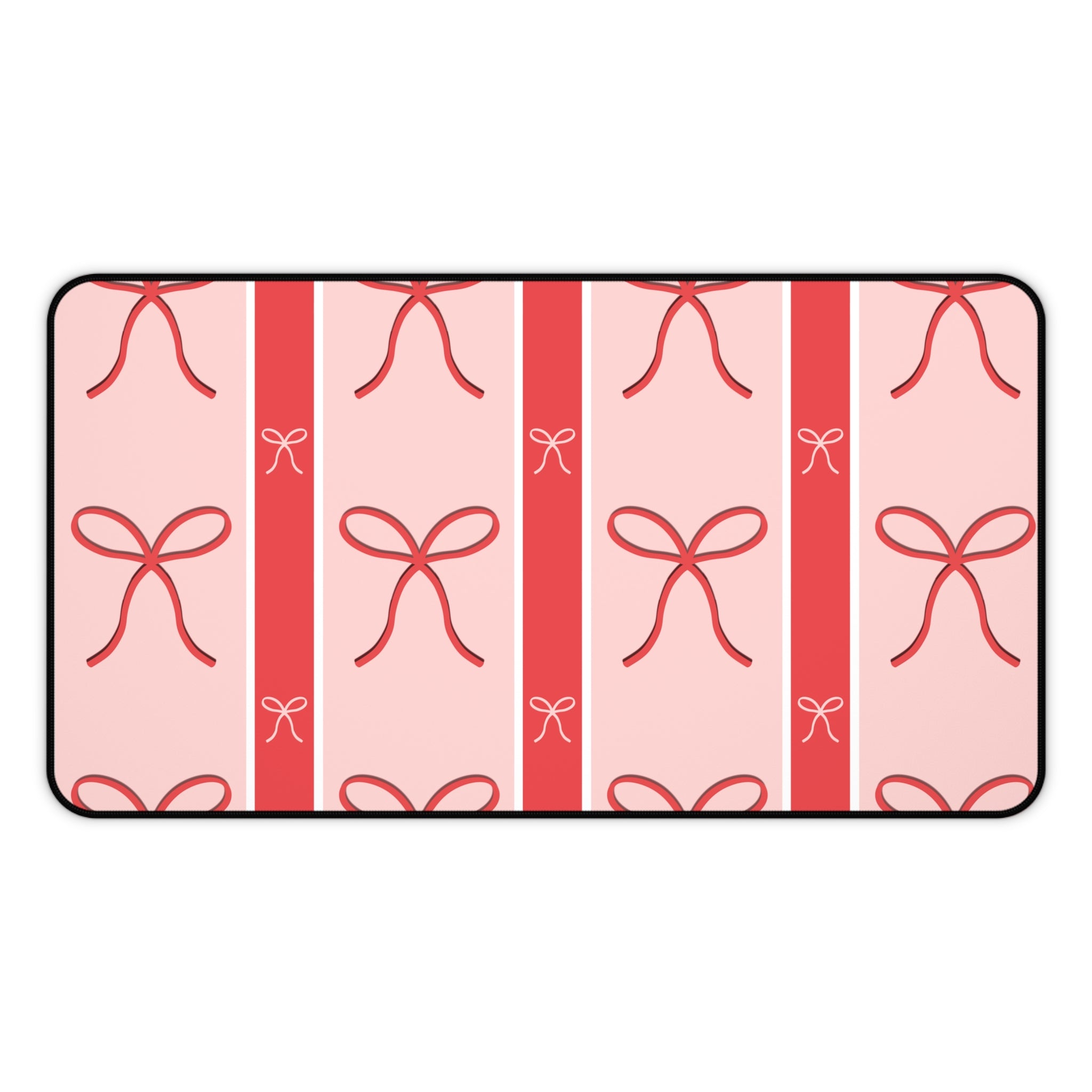 Pink Bow Desk Mat