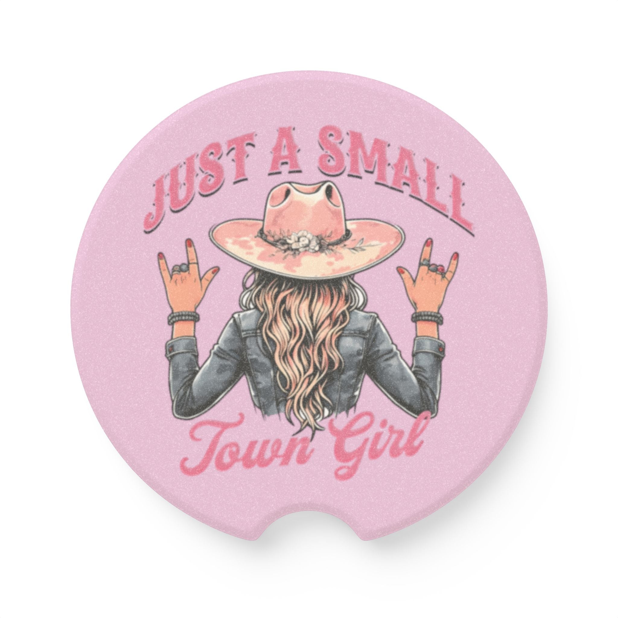 Small Town Girl Car Coaster