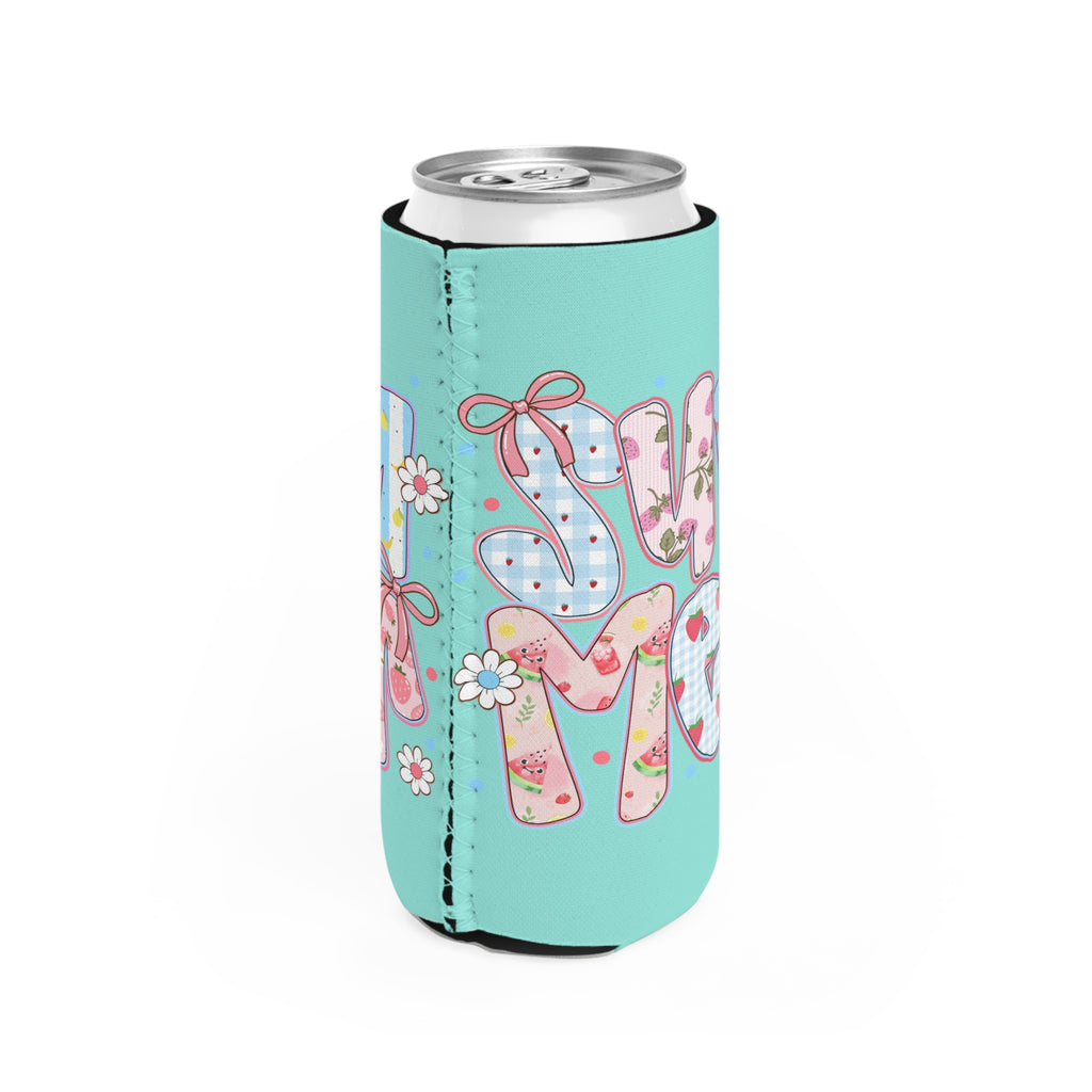 Summer Slim Can Coozie